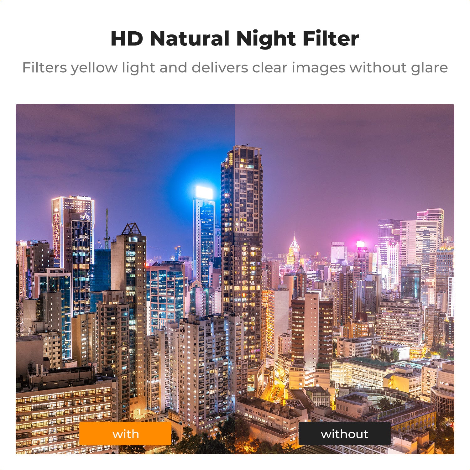 K&F DJI Osmo Pocket 3 Magnetic Clear-Natural Night Filter - Light Pollution Reduction Filter for Night City Sky / Star Shots, Optical Glass / HD / Multi-Coated Filters K&F DJI Osmo Pocket 3 Magnetic Clear-Natural Night Filter - Light Pollution Reduction Filter for Night City Sky / Star Shots, Optical Glass / HD / Multi-Coated Filters